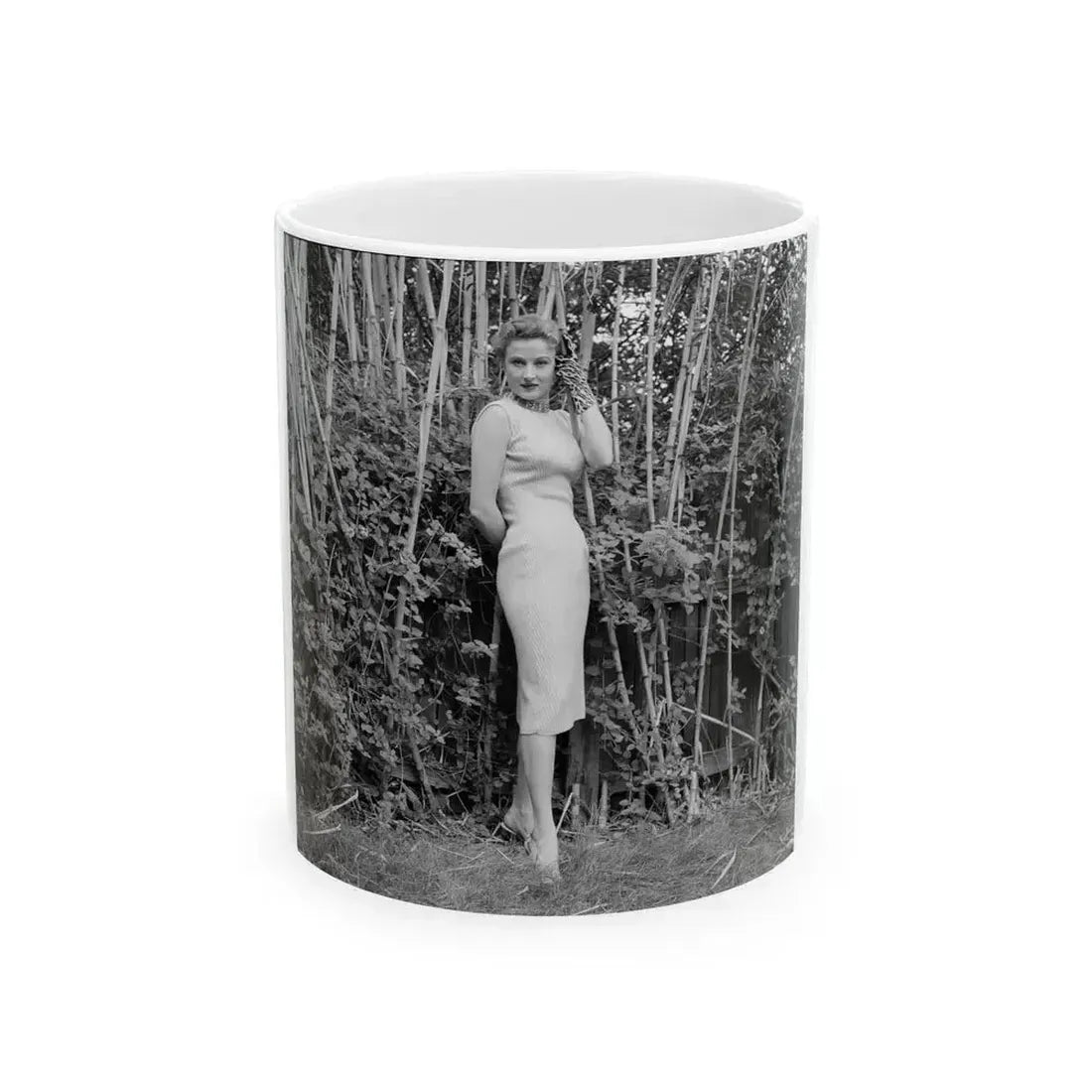 Carol Ohmart #36 (Vintage Female Icon) White Coffee Mug 11oz - Go Mug Yourself