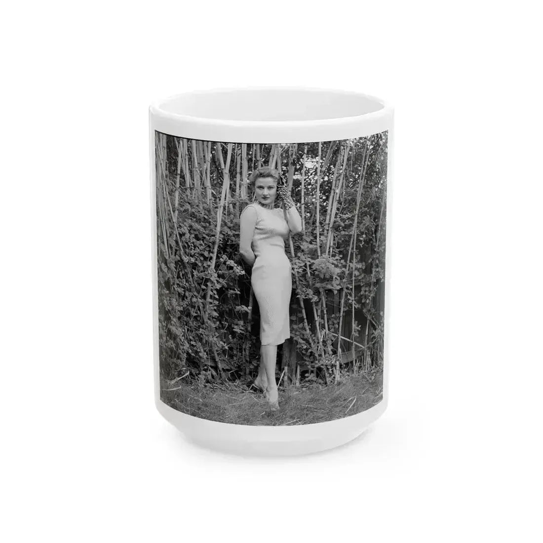 Carol Ohmart #36 (Vintage Female Icon) White Coffee Mug 15oz - Go Mug Yourself