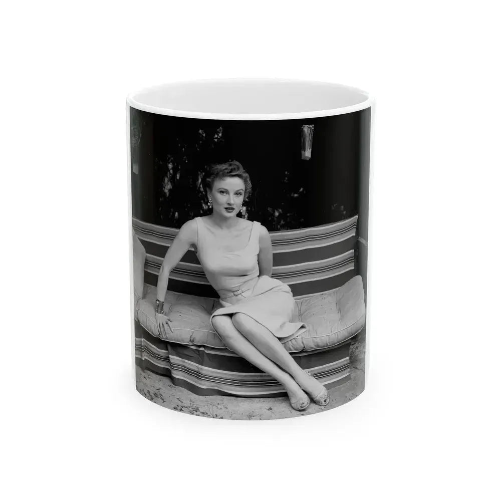 Carol Ohmart #37 (Vintage Female Icon) White Coffee Mug 11oz - Go Mug Yourself