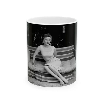 Carol Ohmart #37 (Vintage Female Icon) White Coffee Mug 11oz - Go Mug Yourself