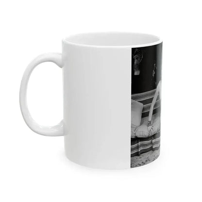 Carol Ohmart #37 (Vintage Female Icon) White Coffee Mug - Go Mug Yourself