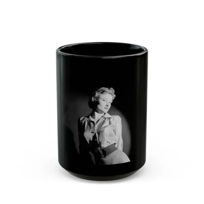 Carol Ohmart #38 (Vintage Female Icon) Black Coffee Mug 15oz - Go Mug Yourself