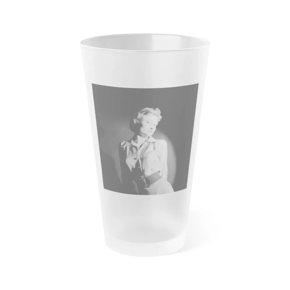 Carol Ohmart #38 (Vintage Female Icon) Frosted Pint Glass 16oz-16oz-Frosted-Go Mug Yourself