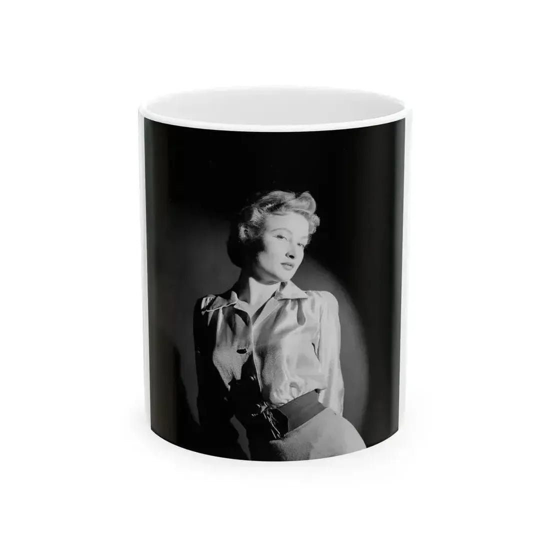 Carol Ohmart #38 (Vintage Female Icon) White Coffee Mug 11oz - Go Mug Yourself
