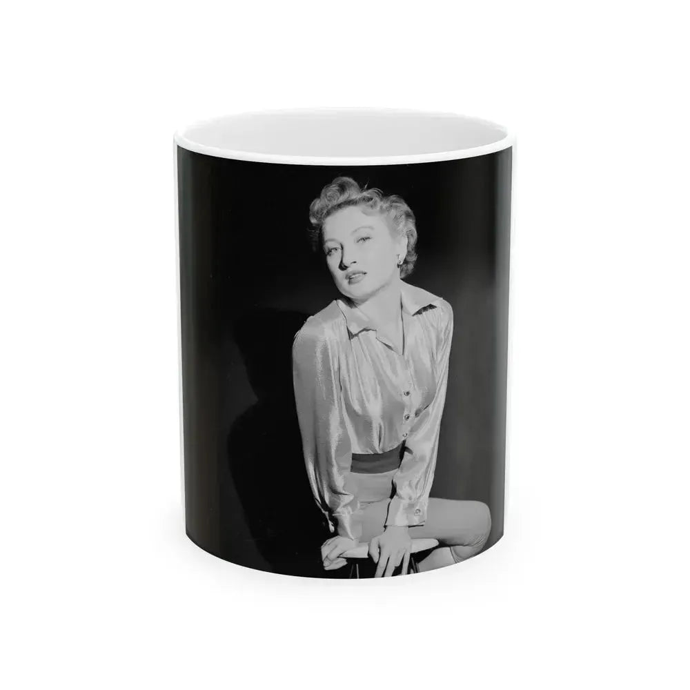 Carol Ohmart #39 (Vintage Female Icon) White Coffee Mug 11oz - Go Mug Yourself