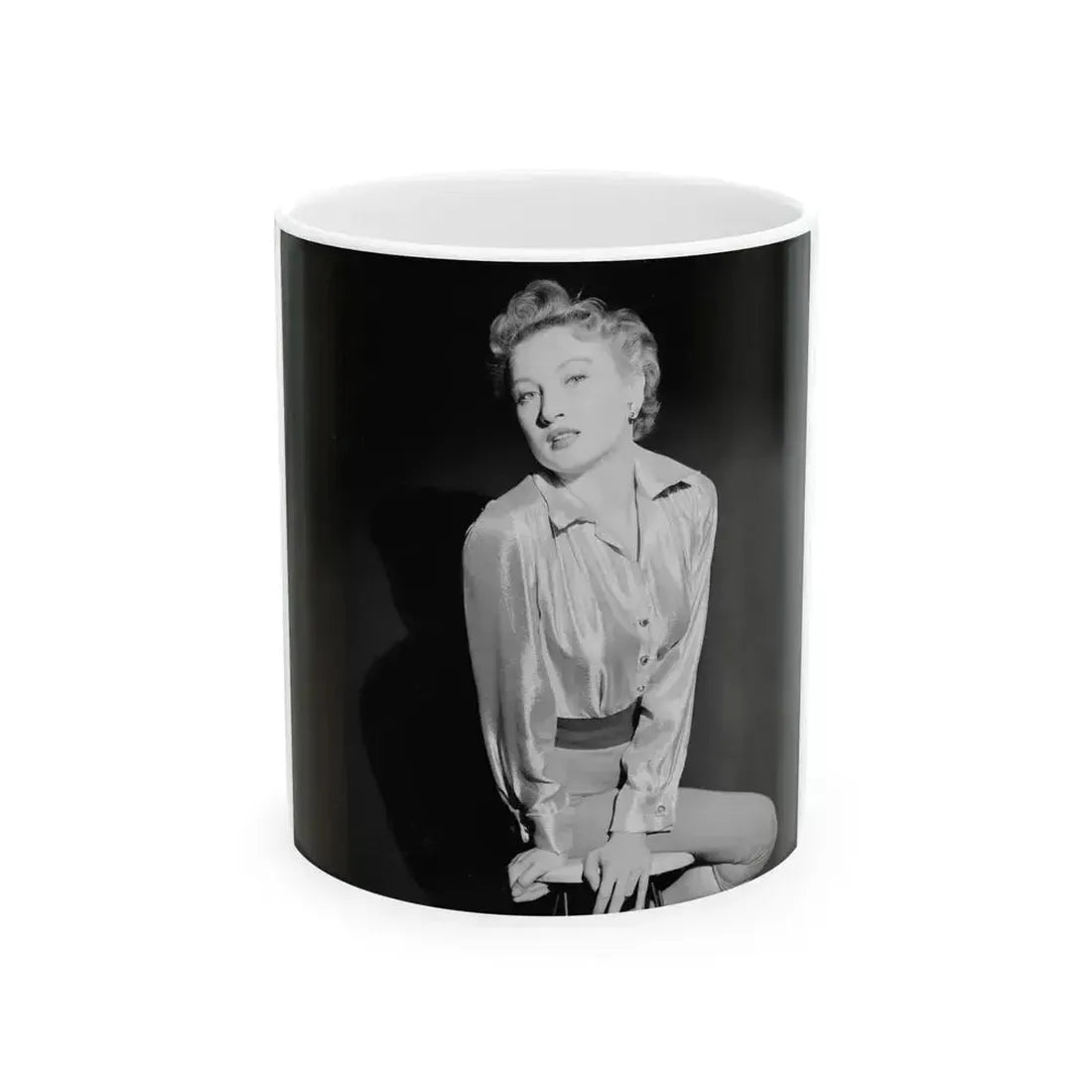 Carol Ohmart #39 (Vintage Female Icon) White Coffee Mug 11oz - Go Mug Yourself