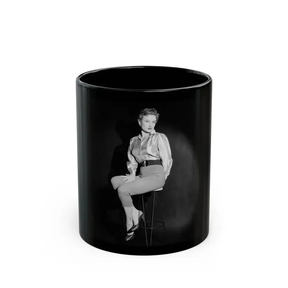 Carol Ohmart #40 (Vintage Female Icon) Black Coffee Mug 11oz - Go Mug Yourself