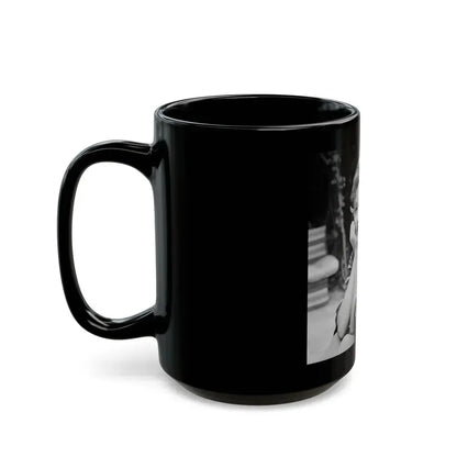 Carol Ohmart #41 (Vintage Female Icon) Black Coffee Mug - Go Mug Yourself