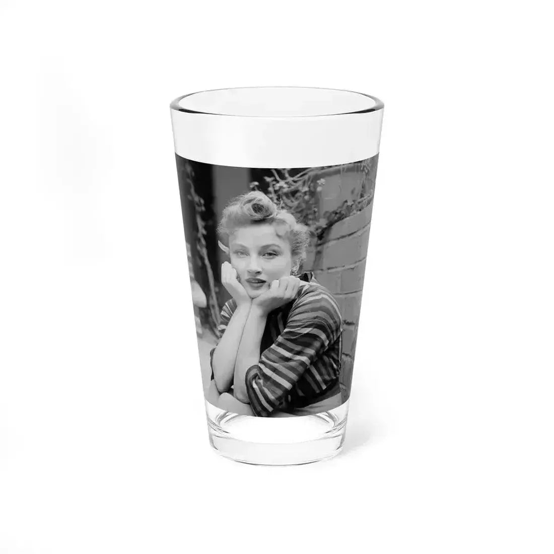 Carol Ohmart #41 (Vintage Female Icon) Pint Glass 16oz 16oz - Go Mug Yourself