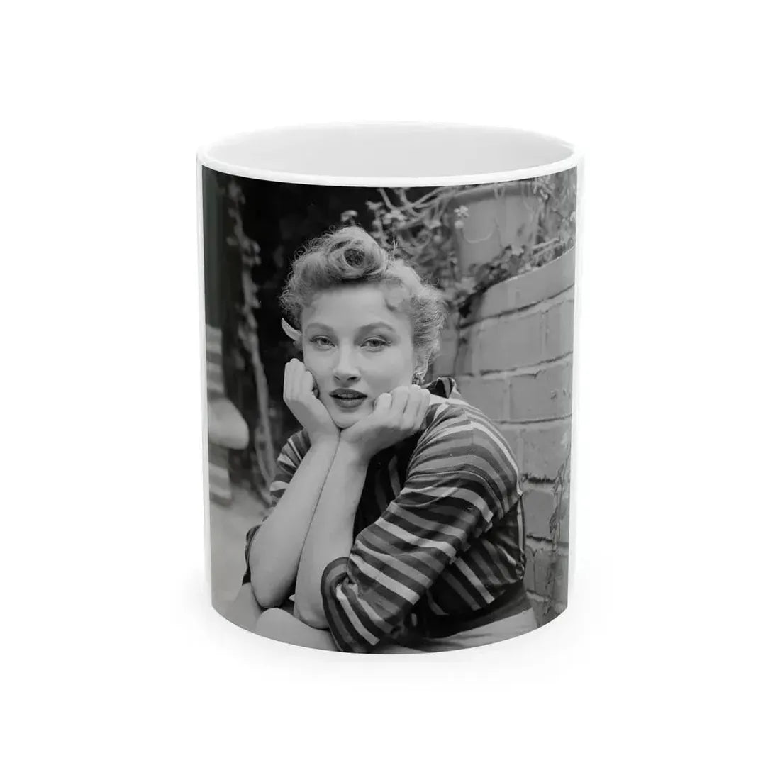 Carol Ohmart #41 (Vintage Female Icon) White Coffee Mug 11oz - Go Mug Yourself