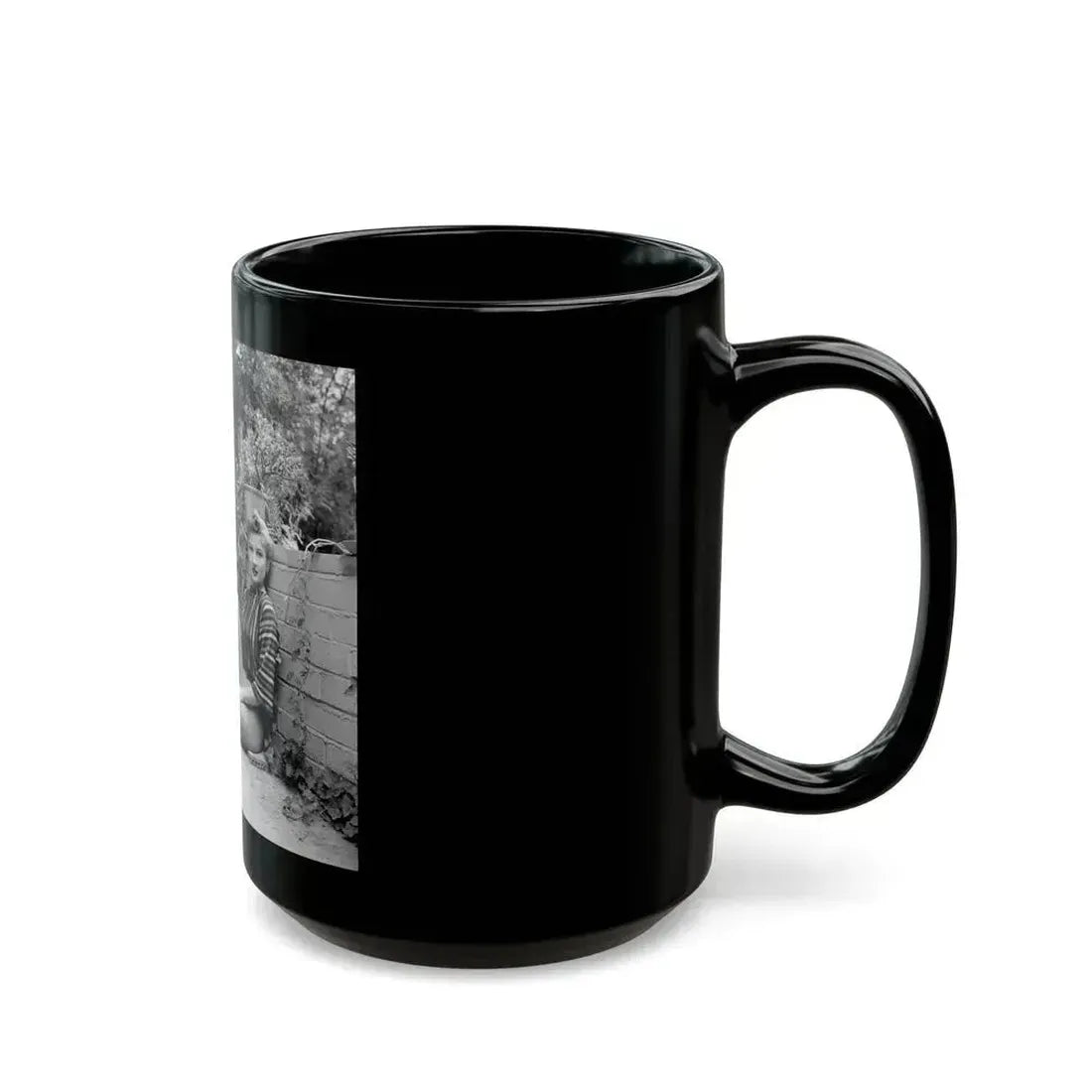 Carol Ohmart #42 (Vintage Female Icon) Black Coffee Mug - Go Mug Yourself