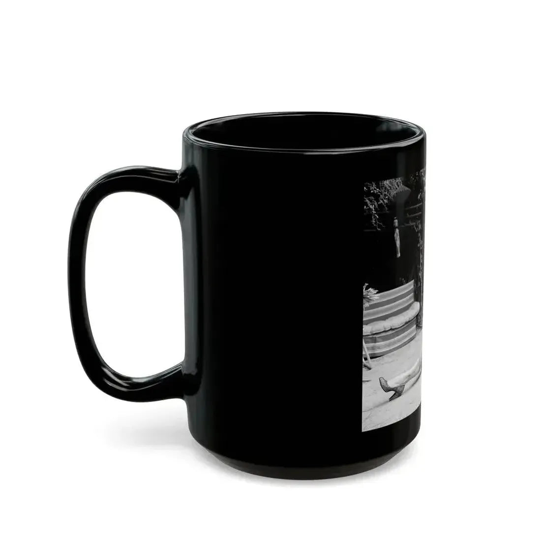 Carol Ohmart #42 (Vintage Female Icon) Black Coffee Mug - Go Mug Yourself