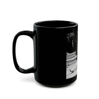 Carol Ohmart #42 (Vintage Female Icon) Black Coffee Mug - Go Mug Yourself