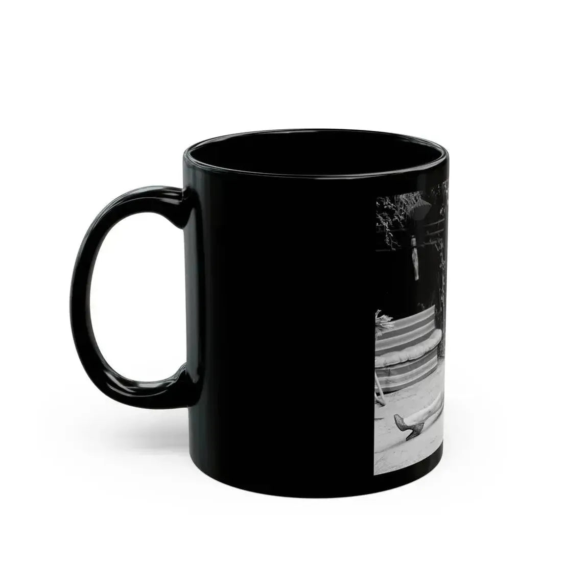 Carol Ohmart #42 (Vintage Female Icon) Black Coffee Mug - Go Mug Yourself