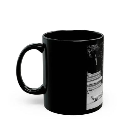 Carol Ohmart #42 (Vintage Female Icon) Black Coffee Mug - Go Mug Yourself