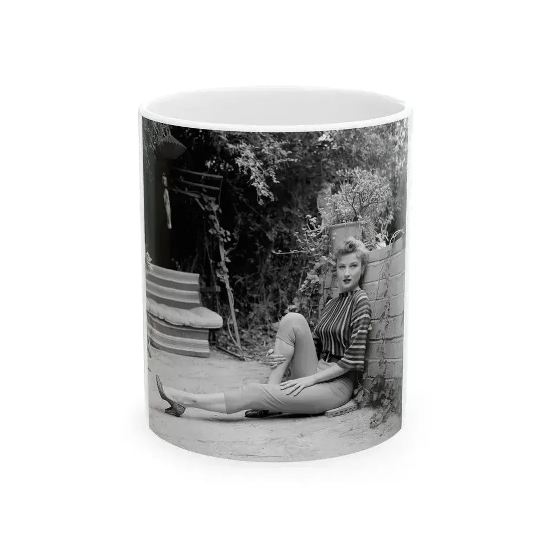 Carol Ohmart #42 (Vintage Female Icon) White Coffee Mug 11oz - Go Mug Yourself