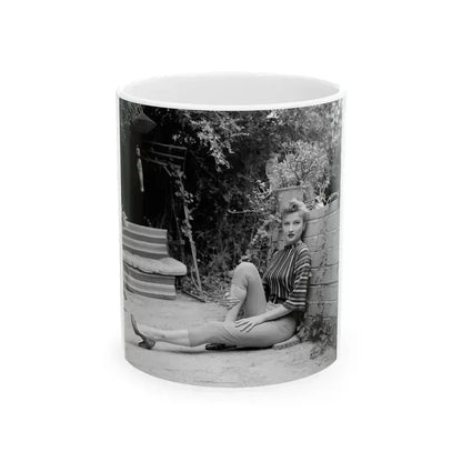 Carol Ohmart #42 (Vintage Female Icon) White Coffee Mug 11oz - Go Mug Yourself