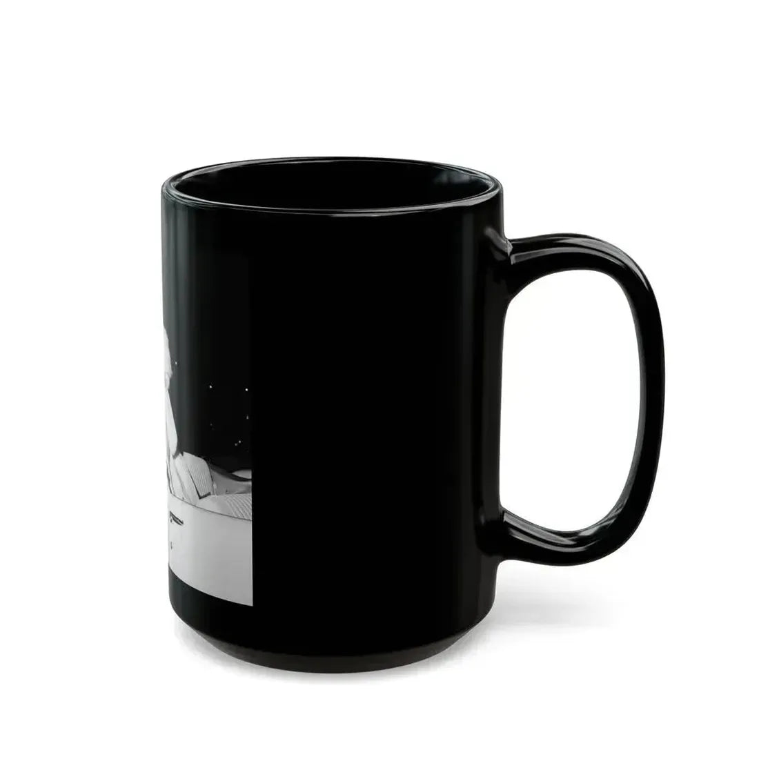 Carol Ohmart #43 (Vintage Female Icon) Black Coffee Mug - Go Mug Yourself