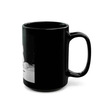 Carol Ohmart #43 (Vintage Female Icon) Black Coffee Mug - Go Mug Yourself