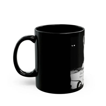 Carol Ohmart #43 (Vintage Female Icon) Black Coffee Mug - Go Mug Yourself