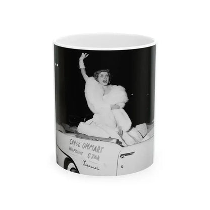Carol Ohmart #43 (Vintage Female Icon) White Coffee Mug 11oz - Go Mug Yourself