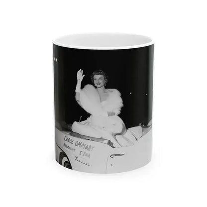 Carol Ohmart #44 (Vintage Female Icon) White Coffee Mug 11oz - Go Mug Yourself