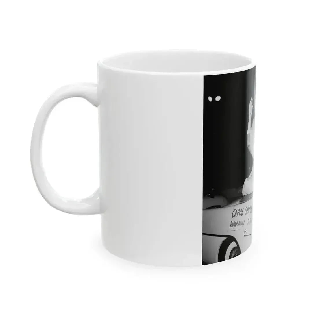 Carol Ohmart #44 (Vintage Female Icon) White Coffee Mug - Go Mug Yourself