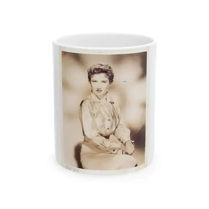 Carol Ohmart #48 (Vintage Female Icon) White Coffee Mug 11oz - Go Mug Yourself