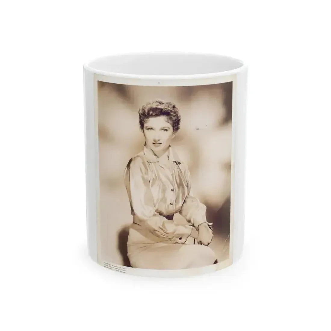 Carol Ohmart #48 (Vintage Female Icon) White Coffee Mug 11oz - Go Mug Yourself