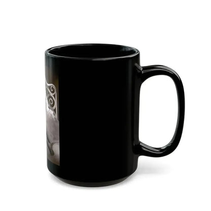 Carol Ohmart #51 (Vintage Female Icon) Black Coffee Mug - Go Mug Yourself
