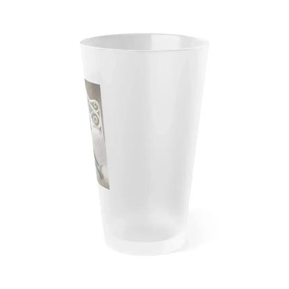 Carol Ohmart #51 (Vintage Female Icon) Frosted Pint Glass 16oz - Go Mug Yourself