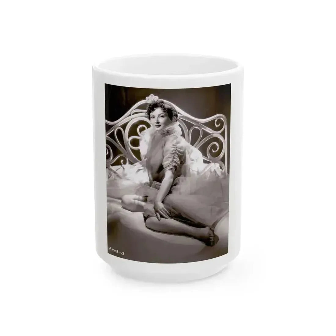 Carol Ohmart #51 (Vintage Female Icon) White Coffee Mug 15oz - Go Mug Yourself