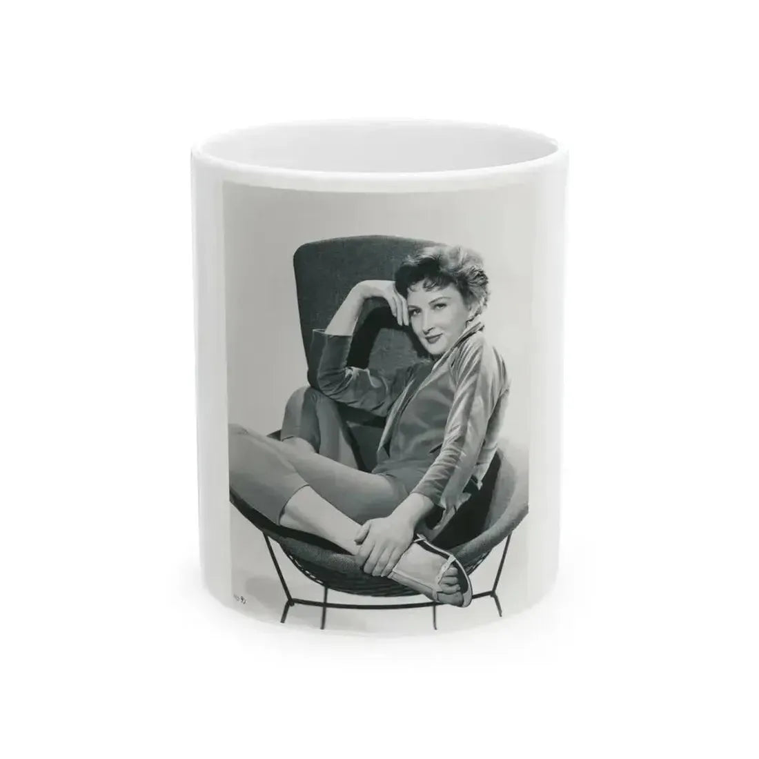 Carol Ohmart #52 (Vintage Female Icon) White Coffee Mug 11oz - Go Mug Yourself