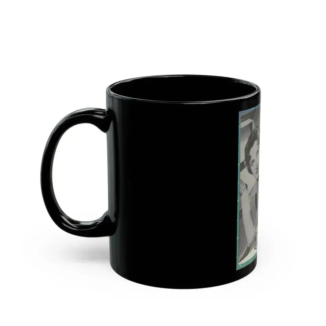 Carol Ohmart #54 - Paramount Trade Add (Vintage Female Icon) Black Coffee Mug - Go Mug Yourself