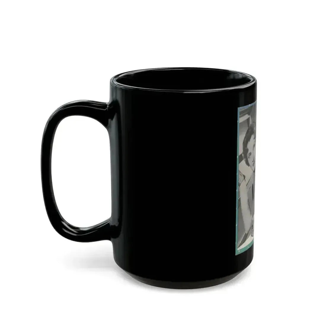 Carol Ohmart #54 - Paramount Trade Add (Vintage Female Icon) Black Coffee Mug - Go Mug Yourself