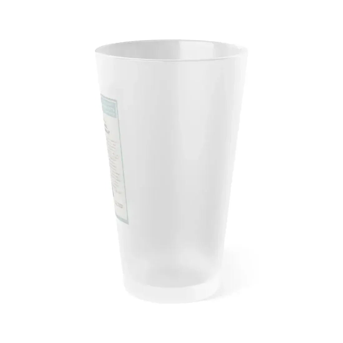 Carol Ohmart #54 - Paramount Trade Add (Vintage Female Icon) Frosted Pint Glass 16oz - Go Mug Yourself