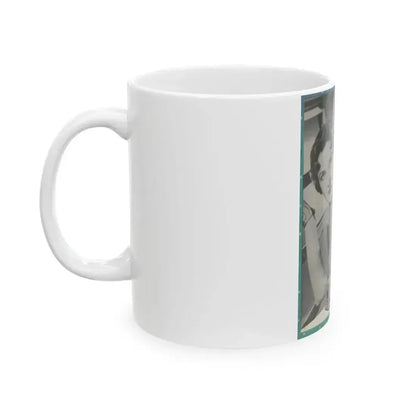 Carol Ohmart #54 - Paramount Trade Add (Vintage Female Icon) White Coffee Mug - Go Mug Yourself
