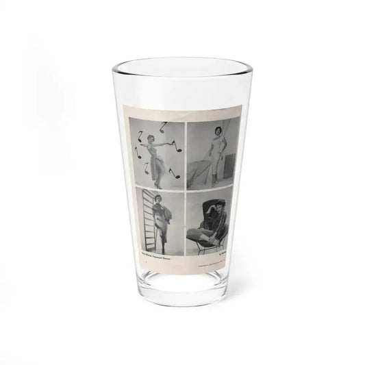 Carol Ohmart #56 - Pages 1 of 1 with, 4 B&W Photos from International Photographer Mag. June '55 (Vintage Female Icon) Pint Glass 16oz 16oz - Go Mug Yourself