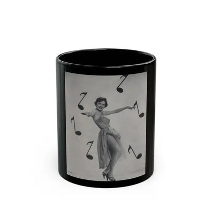 Carol Ohmart #57 - Page 1, Photo 1 of 4 Cropped from International Photographer Mag. June '55 (Vintage Female Icon) Black Coffee Mug 11oz - Go Mug Yourself