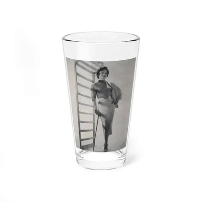 Carol Ohmart #59 - Page 1, Photo 3 of 4 Cropped from International Photographer Mag. June '55 (Vintage Female Icon) Pint Glass 16oz 16oz - Go Mug Yourself