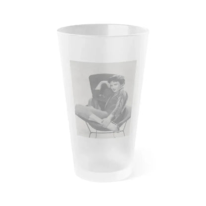Carol Ohmart #60 - Page 1, Photo 4 of 4 Cropped from International Photographer Mag. June '55 (Vintage Female Icon) Frosted Pint Glass 16oz 16oz Frosted - Go Mug Yourself