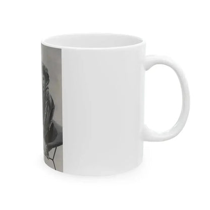 Carol Ohmart #60 - Page 1, Photo 4 of 4 Cropped from International Photographer Mag. June '55 (Vintage Female Icon) White Coffee Mug - Go Mug Yourself