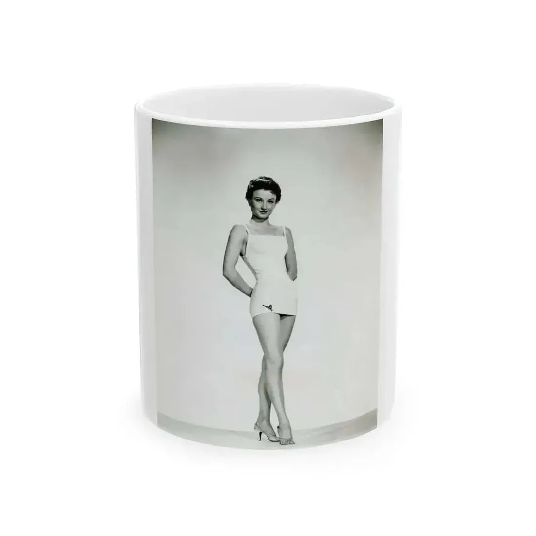 Carol Ohmart #62 (Vintage Female Icon) White Coffee Mug 11oz - Go Mug Yourself