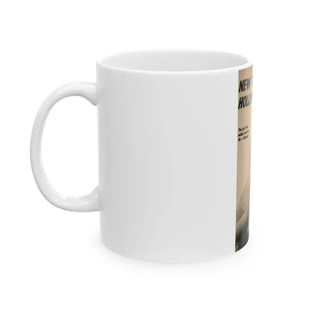 Carol Ohmart #63 - Pages 1 of 3 with, 1 B&W Photo & Caption from Foto-rama Digest Mag. February '56 (Vintage Female Icon) White Coffee Mug - Go Mug Yourself