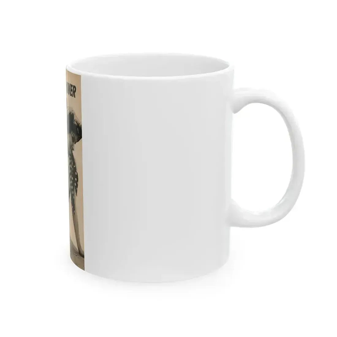 Carol Ohmart #63 - Pages 1 of 3 with, 1 B&W Photo & Caption from Foto-rama Digest Mag. February '56 (Vintage Female Icon) White Coffee Mug - Go Mug Yourself