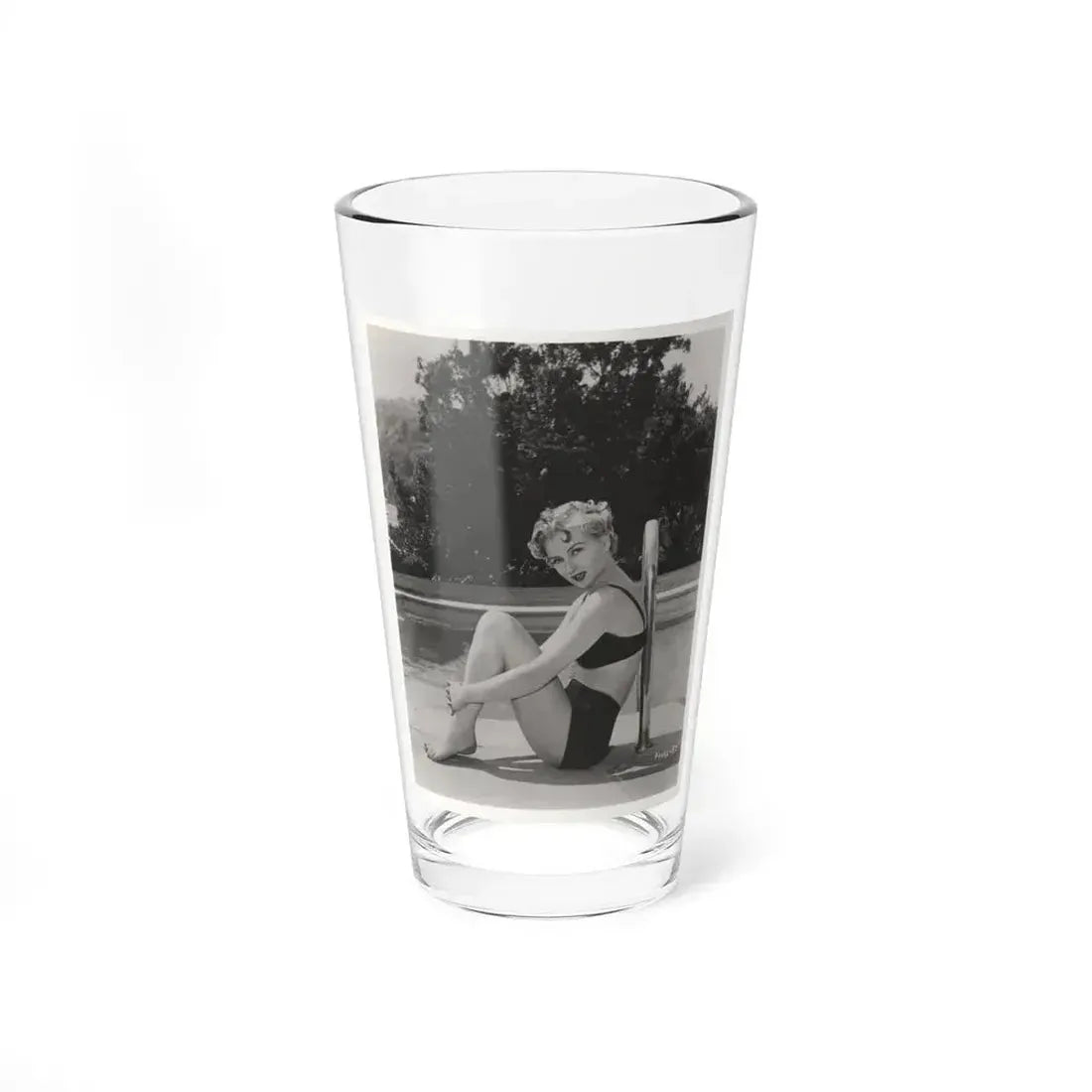 Carol Ohmart #66 - 50's Era Pin-Up Photo High Quality Re-Print (Vintage Female Icon) Pint Glass 16oz 16oz - Go Mug Yourself