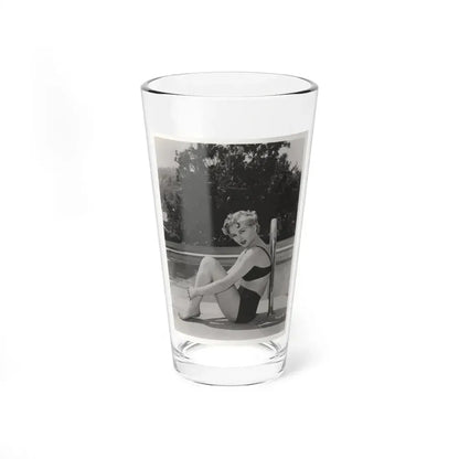 Carol Ohmart #66 - 50's Era Pin-Up Photo High Quality Re-Print (Vintage Female Icon) Pint Glass 16oz 16oz - Go Mug Yourself