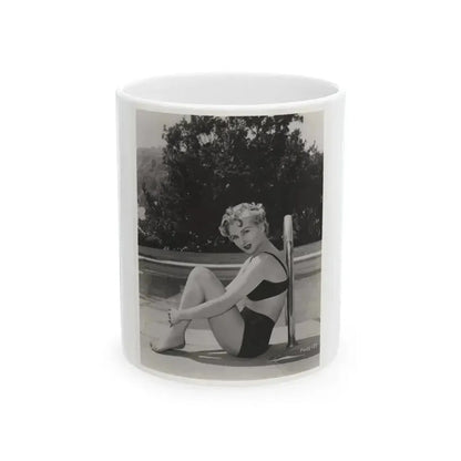 Carol Ohmart #66 - 50's Era Pin-Up Photo High Quality Re-Print (Vintage Female Icon) White Coffee Mug 11oz - Go Mug Yourself