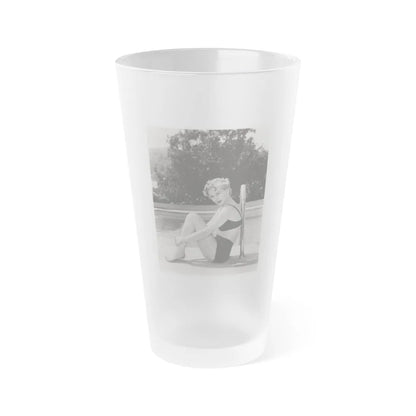 Carol Ohmart #66 - 50's Era Pin-Up Photo High Quality Re-Print (Vintage Female Icon) Frosted Pint Glass 16oz-16oz-Frosted-Go Mug Yourself