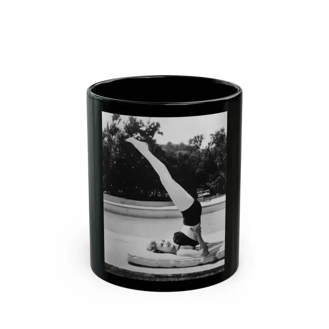 Carol Ohmart #67 (Vintage Female Icon) Black Coffee Mug 11oz - Go Mug Yourself